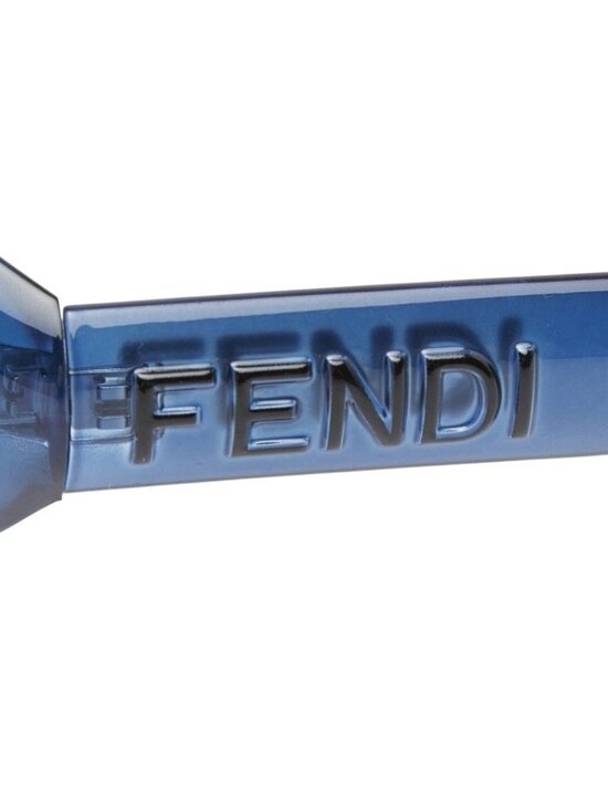 Fendi Sunglasses Oval Blue Acetate 1- Eyewear